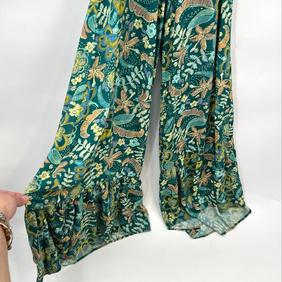 Illa Illa Wide Leg Ruffle Hem Halter Jumpsuit - Picture 6 of 7